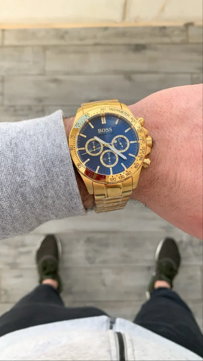 Montre Homme Hugo Boss – design puissant certifiée – Originale Idée Cadeau pour toutes les occasions à Casablanca, Rabat et partout au Maroc – Montre Suisse Montre Homme Hugo Boss – design puissant certifiée – Image 2