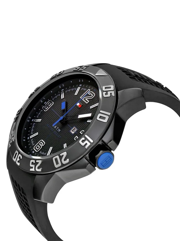 Montre Homme TOMMY HILFIGER – effet cristal – Originale Idée Cadeau pour toutes les occasions à Casablanca, Rabat et partout au Maroc – Montre Suisse Montre Homme TOMMY HILFIGER – effet cristal – Image 6