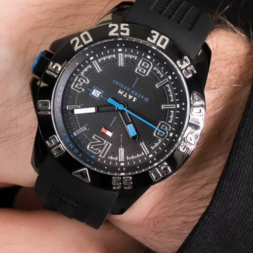 Montre Homme TOMMY HILFIGER – effet cristal – Originale Idée Cadeau pour toutes les occasions à Casablanca, Rabat et partout au Maroc – Montre Suisse Montre Homme TOMMY HILFIGER – effet cristal Originale au Maroc | Livraison à Casablanca, Rabat, Fès – Montre Suisse