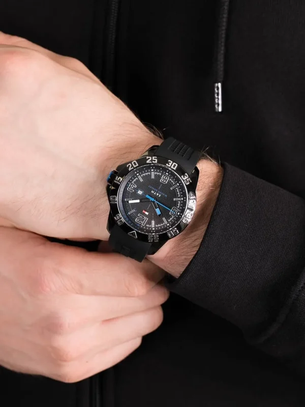 Montre Homme TOMMY HILFIGER – effet cristal – Originale Idée Cadeau pour toutes les occasions à Casablanca, Rabat et partout au Maroc – Montre Suisse Montre Homme TOMMY HILFIGER – effet cristal – Image 3