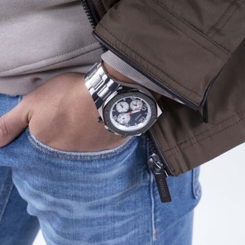 Montre Homme GUESS – contraste raffiné – Originale Idée Cadeau pour toutes les occasions à Casablanca, Rabat et partout au Maroc – Montre Suisse Montre Homme GUESS – contraste raffiné Originale au Maroc | Livraison à Casablanca, Rabat, Fès – Montre Suisse