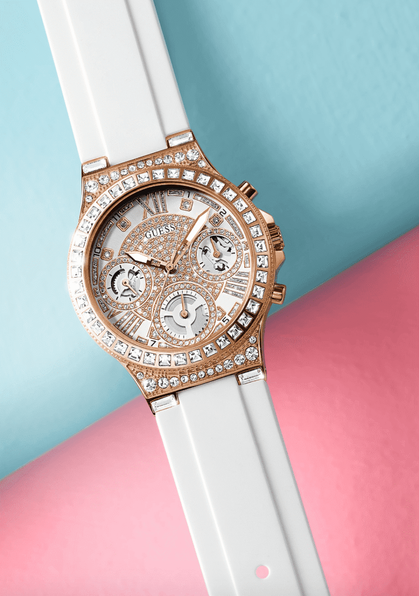 Montre Femme GUESS GW0257L2 – beauté horlogère – Originale Idée Cadeau pour toutes les occasions à Casablanca, Rabat et partout au Maroc – Montre Suisse Montre Femme GUESS GW0257L2 – beauté horlogère – Image 3