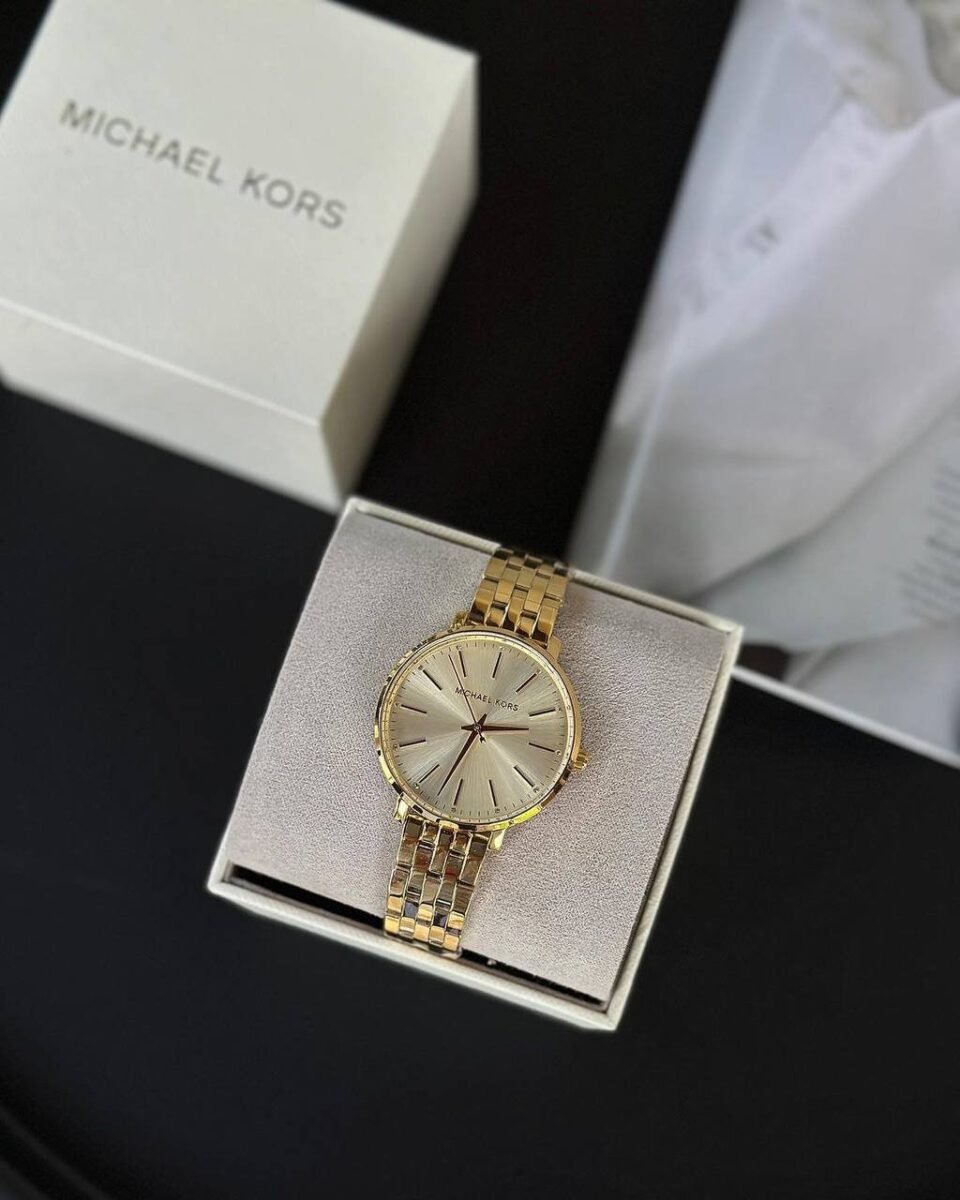 Montre Femme MICHAEL KORS MK3898 – ton doré – Originale Idée Cadeau pour toutes les occasions à Casablanca, Rabat et partout au Maroc – Montre Suisse Montre Femme MICHAEL KORS MK3898 – ton doré – Image 5