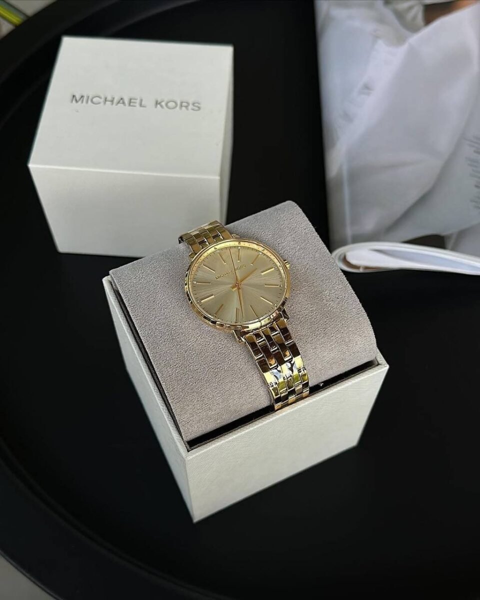 Montre Femme MICHAEL KORS MK3898 – ton doré – Originale Idée Cadeau pour toutes les occasions à Casablanca, Rabat et partout au Maroc – Montre Suisse Montre Femme MICHAEL KORS MK3898 – ton doré – Image 3