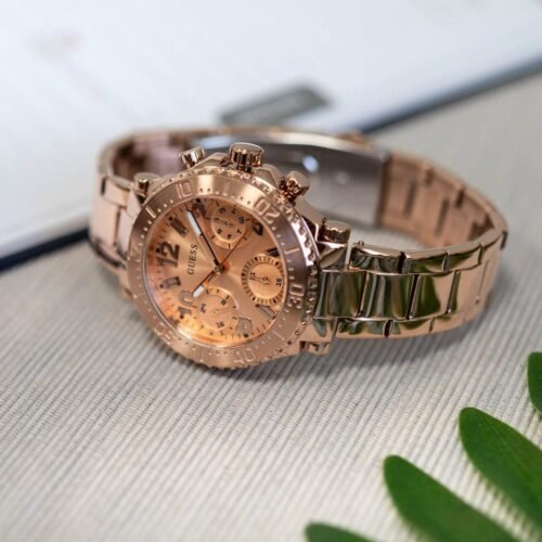 Montre Femme GUESS GW0465L2 – relief discret Originale au Maroc | Livraison à Casablanca, Rabat, Fès – Montre Suisse